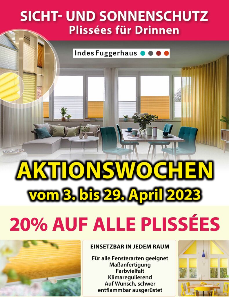 indes Fuggerhaus Plissees