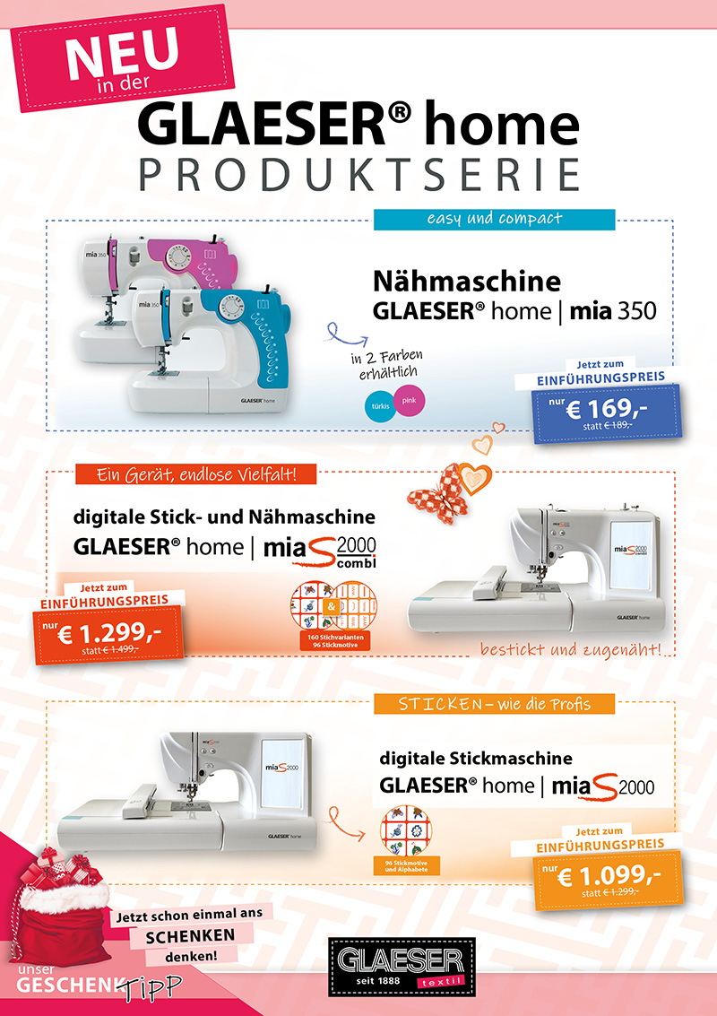 Unsere GLAESERhome Produktfamilie hat zuwachs bekommen