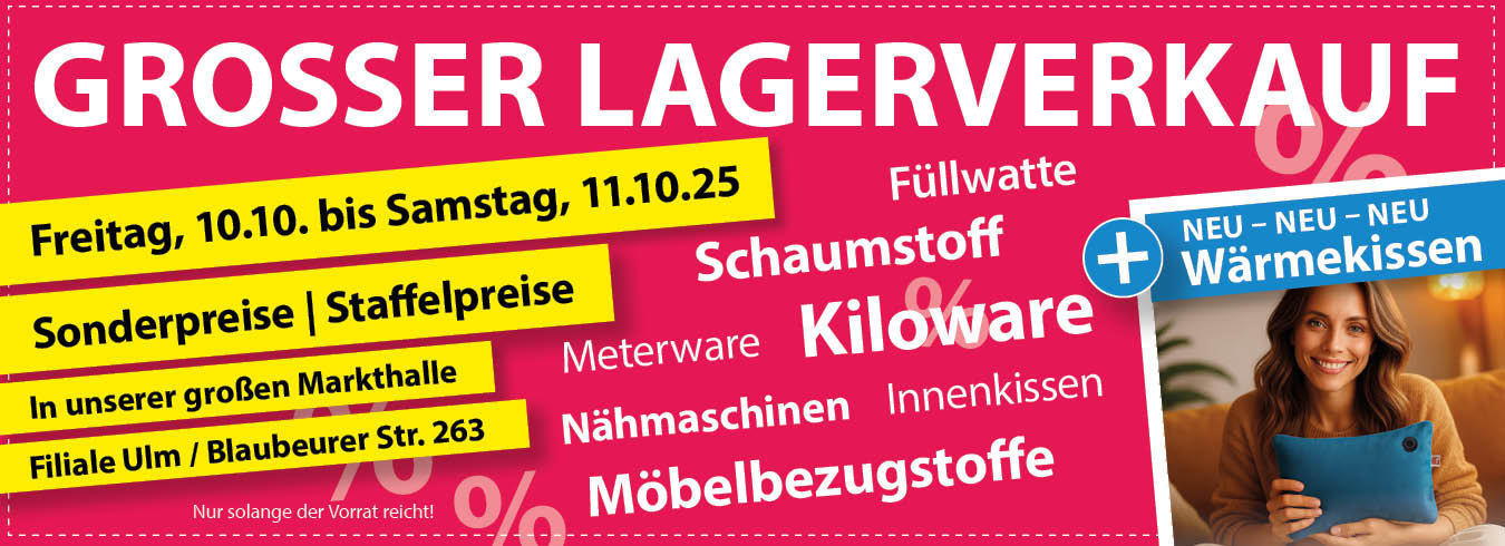 Großer Lagerverkauf