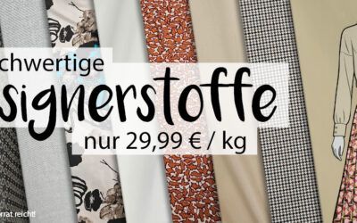 Designerstoffe zum Schnäppchenpreis!