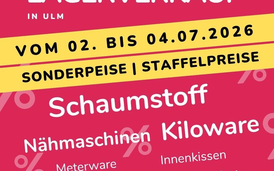 Großer Lagerverkauf
