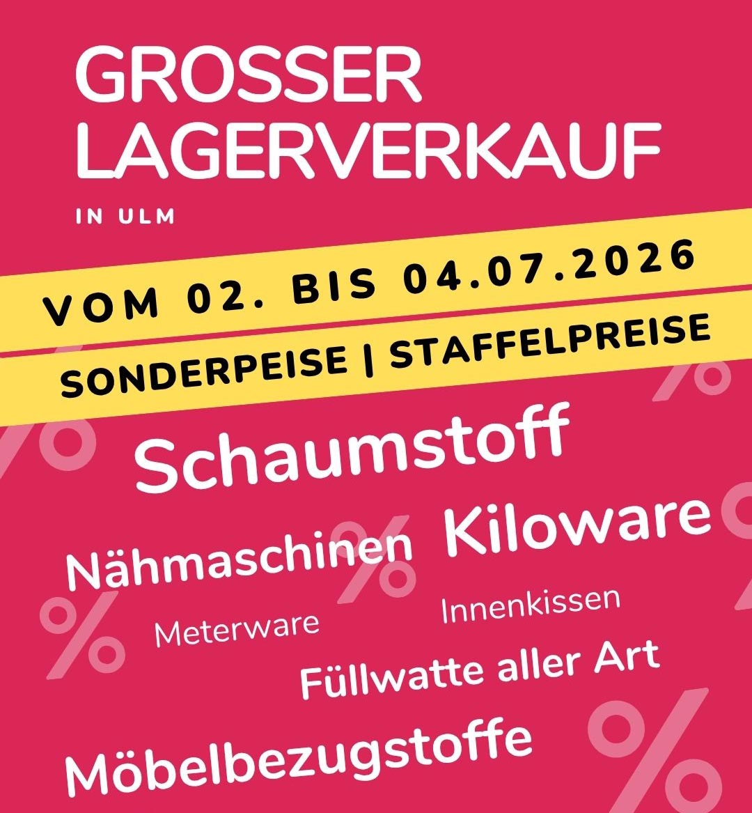 Großer Lagerverkauf